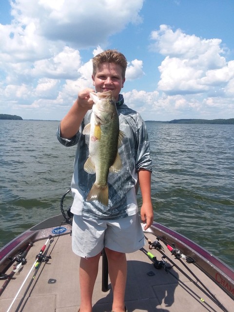 Bass Fishing in Lake Eufaula