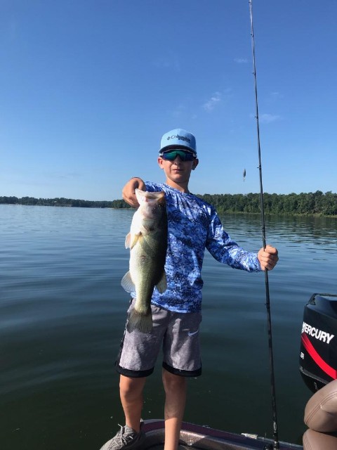 Bass Fishing in Lake Eufaula