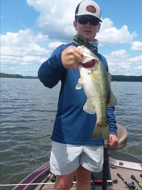 Bass Fishing in Lake Eufaula