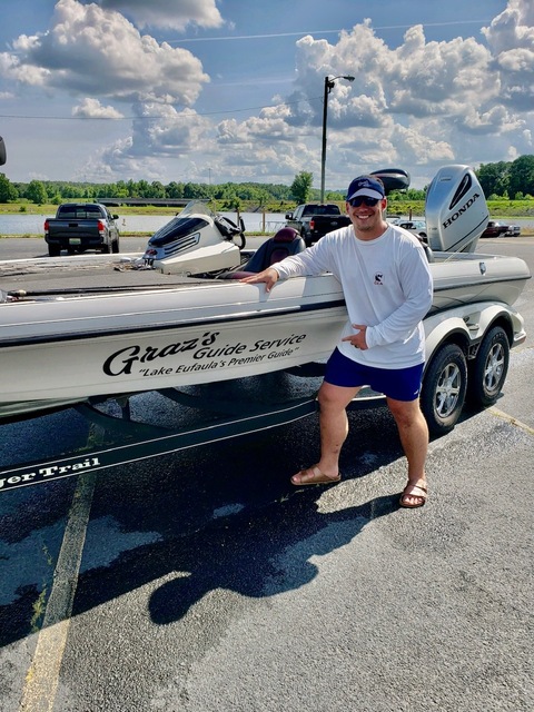 Bass Fishing in Lake Eufaula