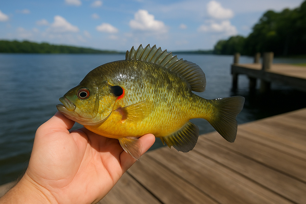 Catch Shellcrackers in Lake Eufaula, Alabama